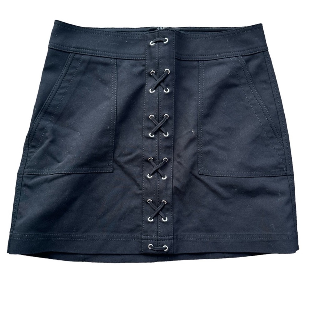 Express black mini skirt